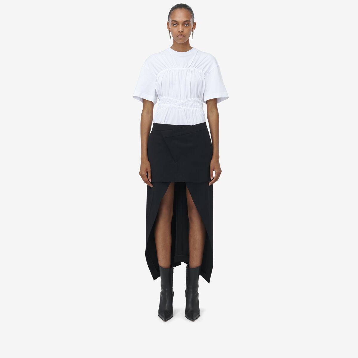 ALEXANDER MCQUEEN - Asymmetric Skirt - Item 804732QJACH1000